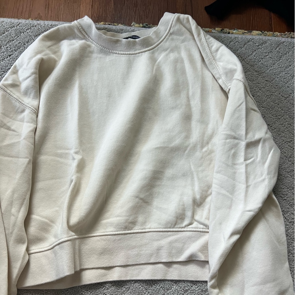 Zara cropped crewneck